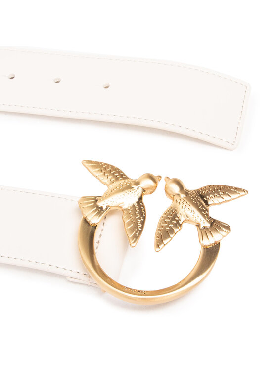 PINKO Moteriškas Diržas Pinko Love Berry Simply Waist Belt. PE 21 PLT01 1H20VX Y6XF Balta
