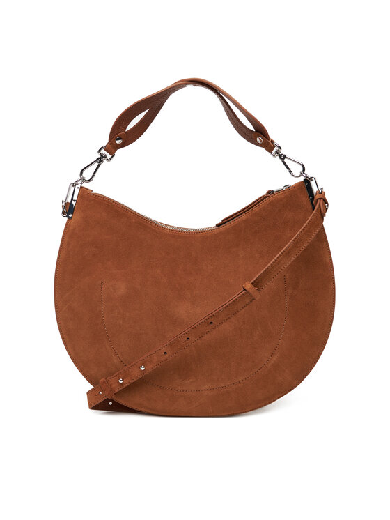 Coccinelle Сумка Coccinelle QKG Coccinellesunup Suede E1 QKG 13 01 01 Коричневий