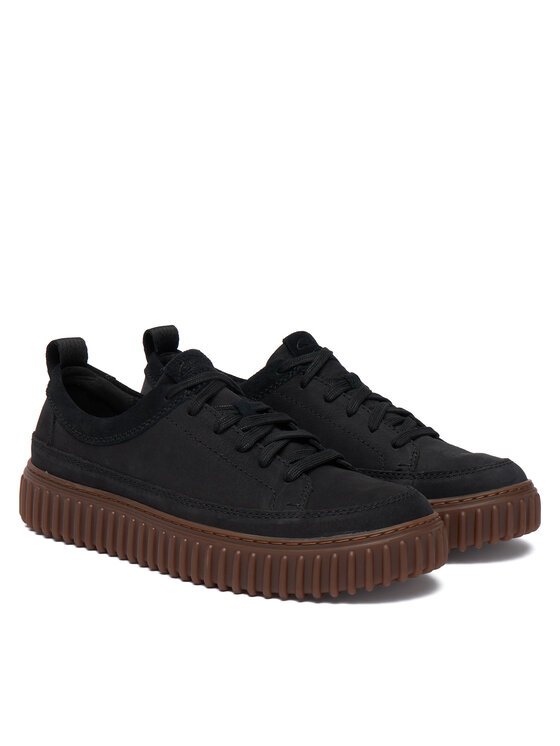 Clarks Снікерcи Clarks Torhill Lace 26183470 Чорний