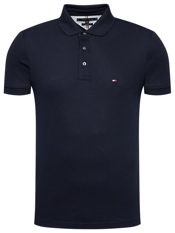 Tommy Hilfiger Tommy Hilfiger Polo 1985 MW0MW17771 Σκούρο μπλε Slim Fit