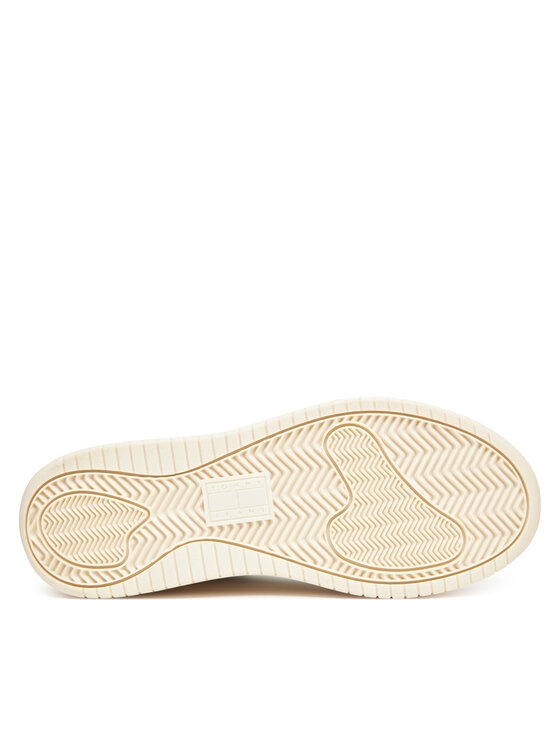 Tommy Jeans Tenisice Tommy Jeans Tjw Retro Basket Flatform EN0EN02840 Écru