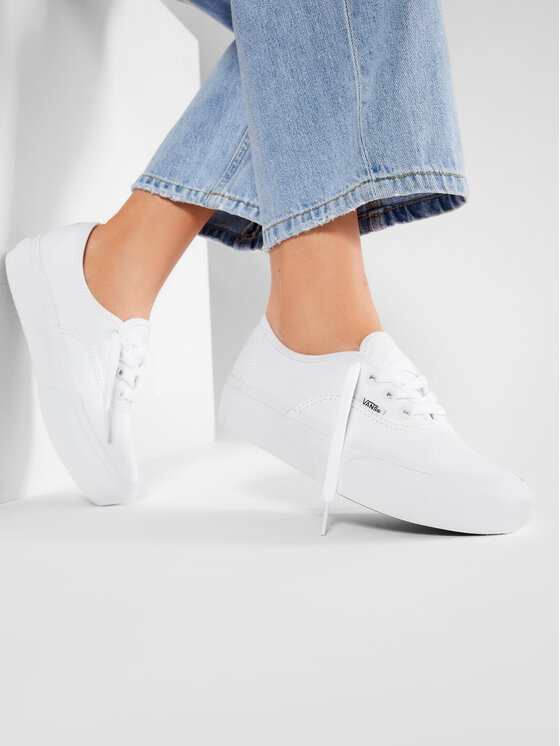 Vans Tenisenes Vans Authentic Platfor VN0A3AV8W001 Balts