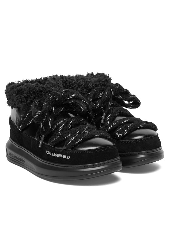 KARL LAGERFELD Sniega zābaki KARL LAGERFELD Kapri Kosi KL44525 Melns