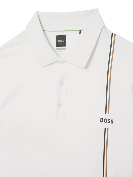 BOSS BOSS Polo PL_TOC Game 3 50563363 Blanco Regular Fit