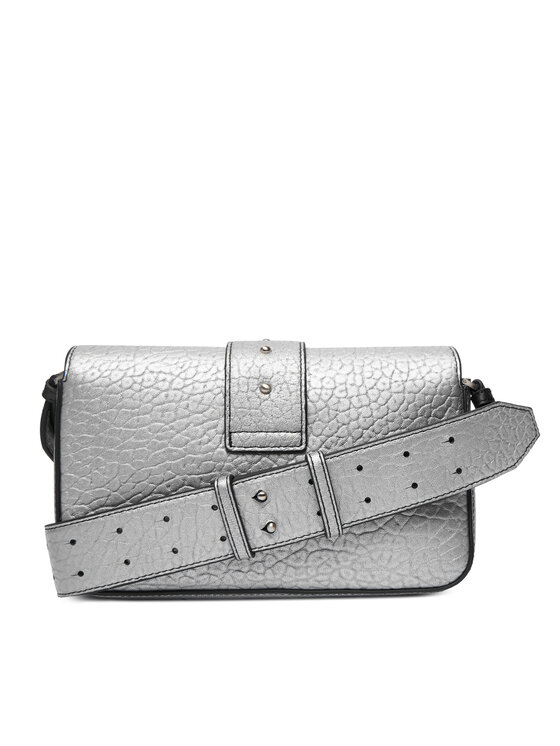 PINKO Torbica PINKO Love One Mini Slouchy Fl AI 25-26 PLTT 104340 A2JT Srebrna