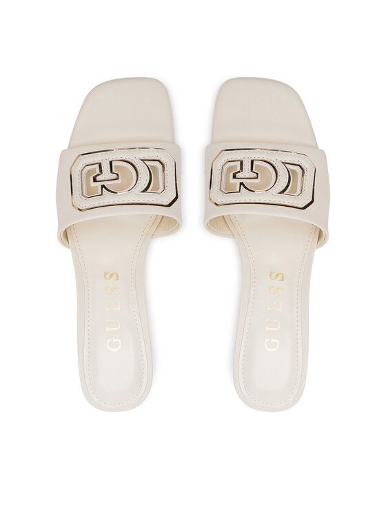 Guess Шльопанці Guess Gals FLJGAS LEA03 Écru