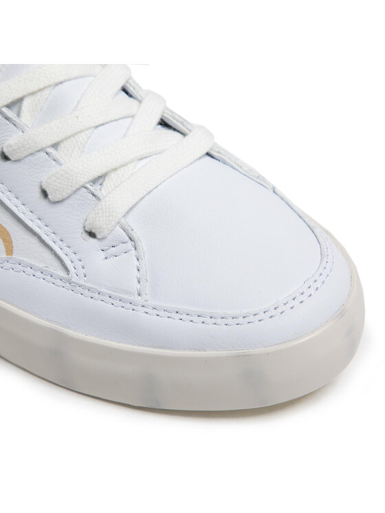 Tommy Hilfiger Sneakers Tommy Hilfiger Th Signature Leather Sneaker FW0FW05701 Alb