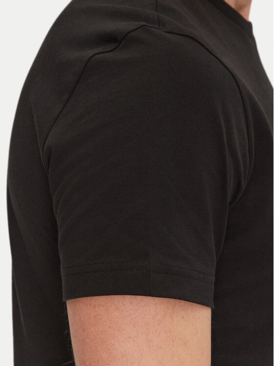 Calvin Klein Calvin Klein T-Shirt Editorial Logo K10K114172 Μαύρο Regular Fit