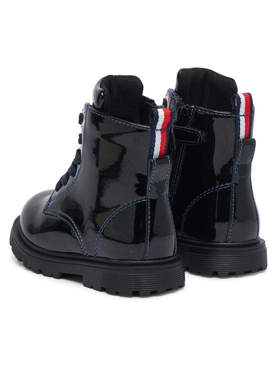 Tommy Hilfiger Schnürschuhe Tommy Hilfiger T1A5-35153-1237 M Dunkelblau