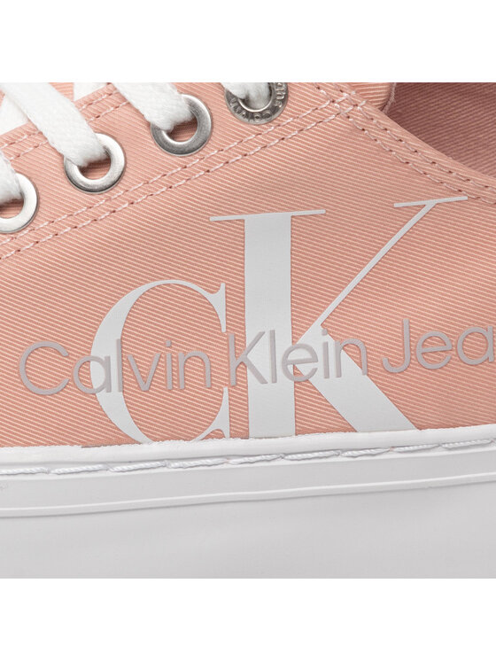 Calvin Klein Jeans Laisvalaikio batai Calvin Klein Jeans Flatform Vulcanized Extra 1 YW0YW00493 Rožinė