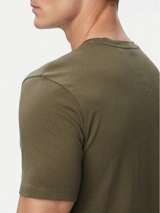 BOSS BOSS Camiseta Tales 50508584 Verde Regular Fit