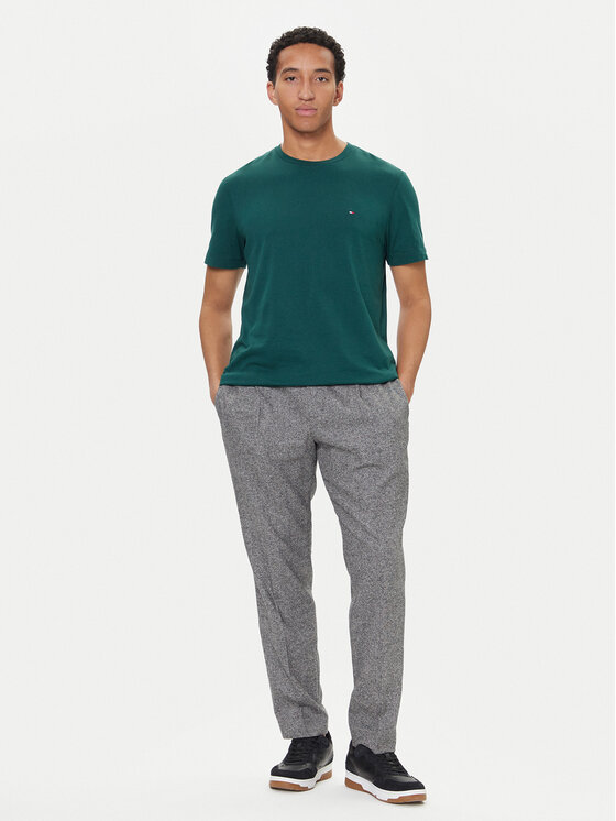Tommy Hilfiger Tommy Hilfiger Camiseta Ess Seasonal MW0MW39995 Verde Regular Fit