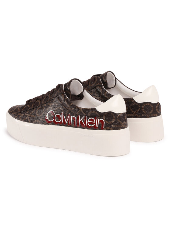 Calvin Klein Snīkeri Calvin Klein Janika B4E6289 Brūns