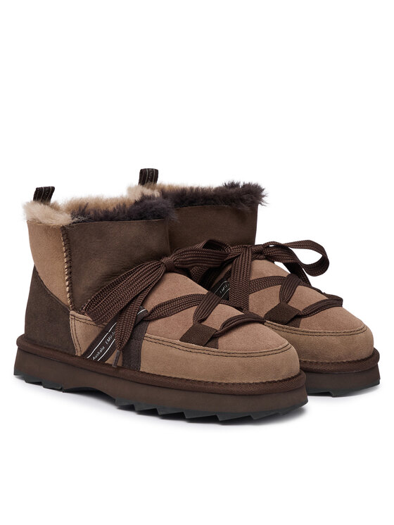 EMU Australia Stivali da neve EMU Australia Blurred Micro Patchwork W13195 Marrone scuro