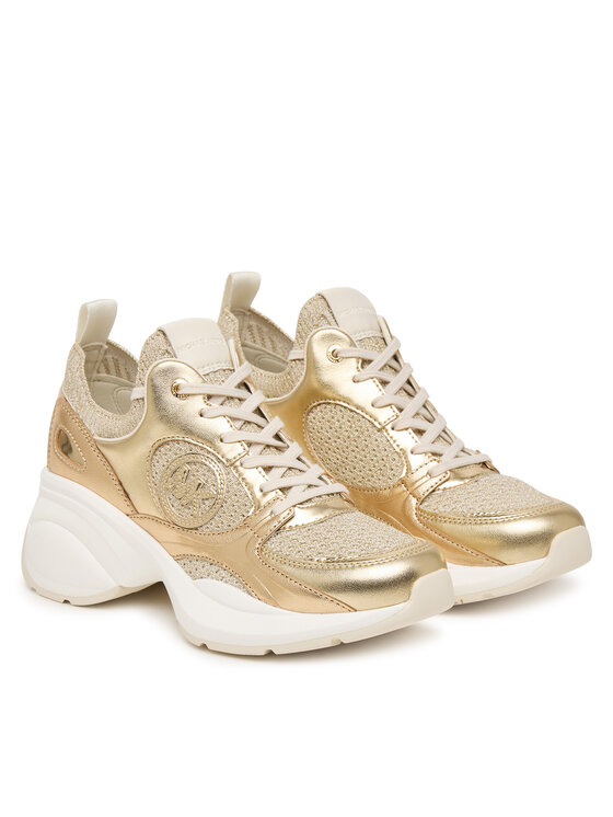 MICHAEL Michael Kors Снікерcи MICHAEL Michael Kors Zuma 43T6ZUFS1S Золотий
