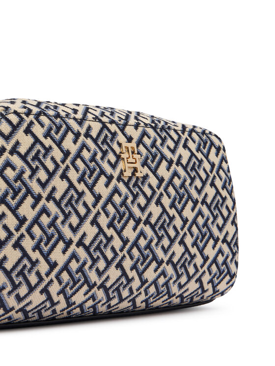 Tommy Hilfiger Soma Tommy Hilfiger Th Grace Camera Bag Jacquard AW0AW18864 Tumši zils