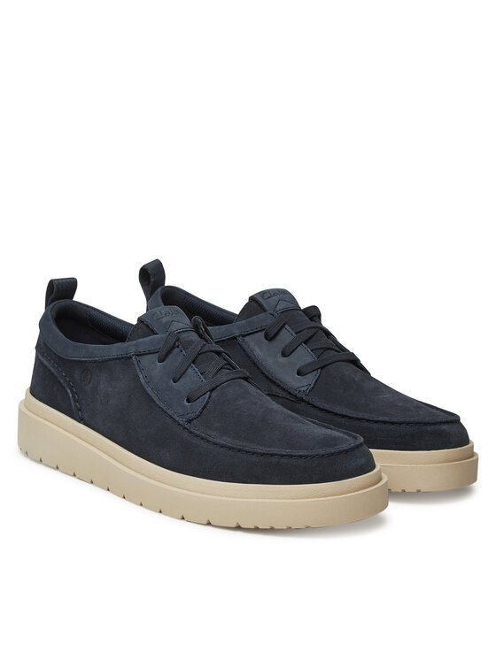 Clarks Туфлі Clarks Polden Moc 26180866 Cиній