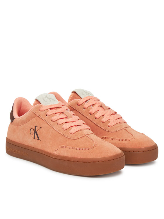Calvin Klein Jeans Sportcipők Calvin Klein Jeans Classic Cupsole Mix In YW0YW01767 Narancssárga