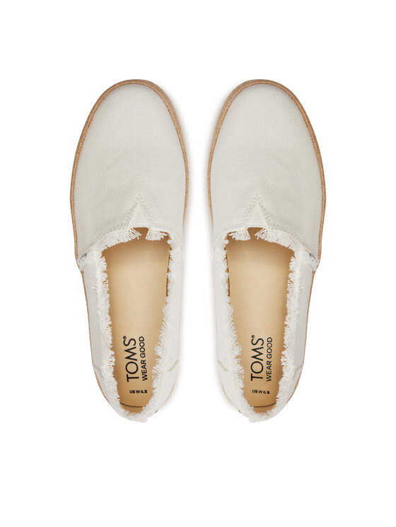 Toms Еспадрильї Toms Valencia 10019820 Білий