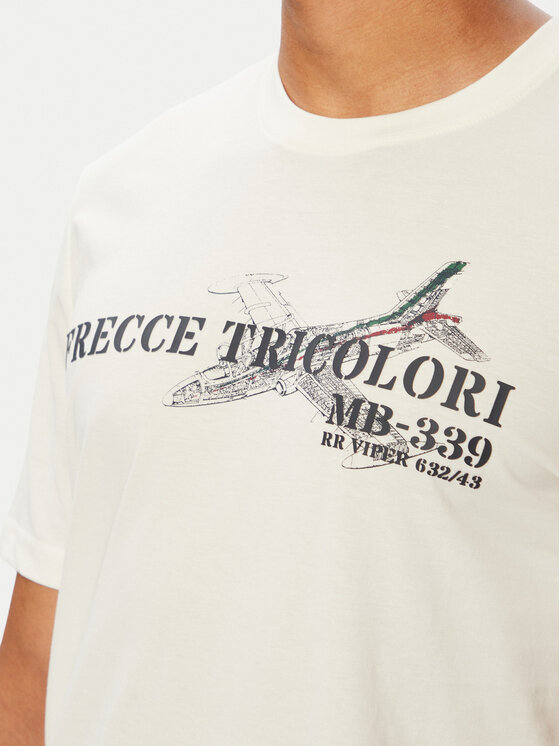 Aeronautica Militare Aeronautica Militare Camiseta 262TS2541UJ00750 Blanco Regular Fit