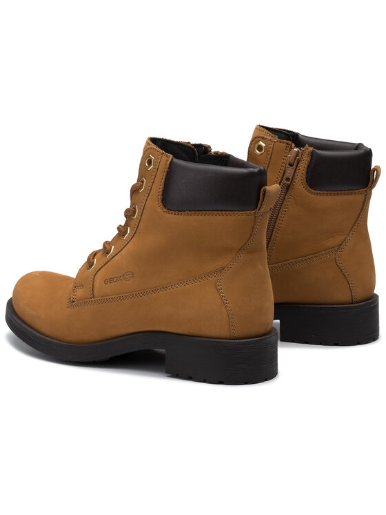 Geox Turistická obuv Geox D Rawelle B D946RB 032BC C5B6M Hnědá