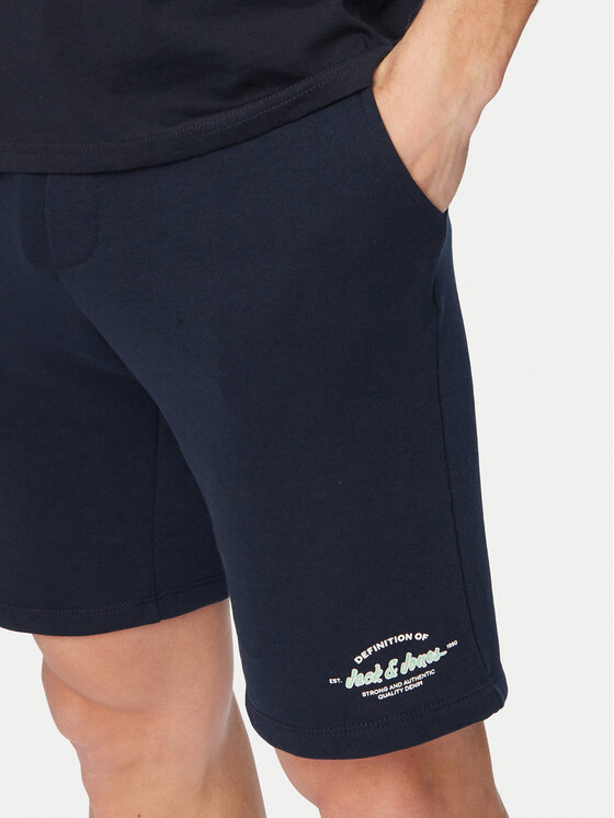 Jack & Jones Jack & Jones Σετ T-Shirt και σορτς Brandon 12298184 Σκούρο μπλε Regular Fit