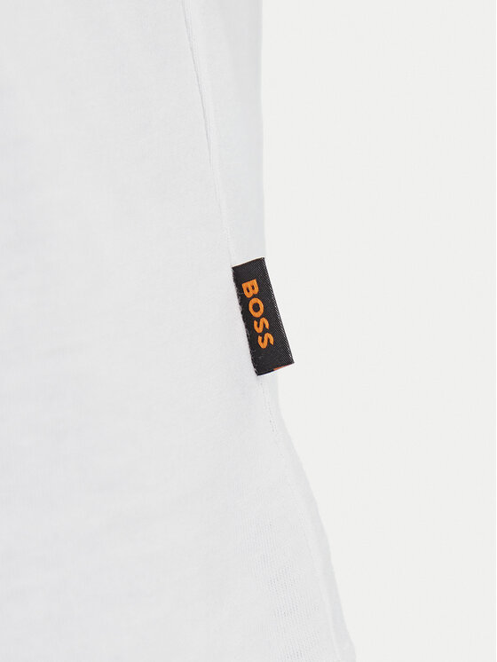 BOSS BOSS Camiseta Te_Animali 50546362 Blanco Regular Fit