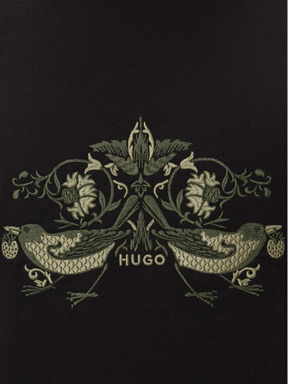 HUGO HUGO Camiseta Denrith 50544543 Negro Regular Fit