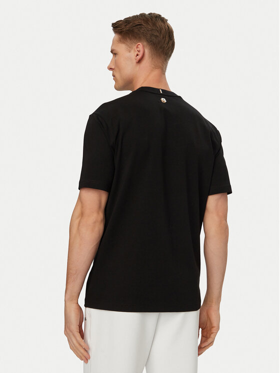 BOSS BOSS Camiseta Open 50560293 Negro Relaxed Fit