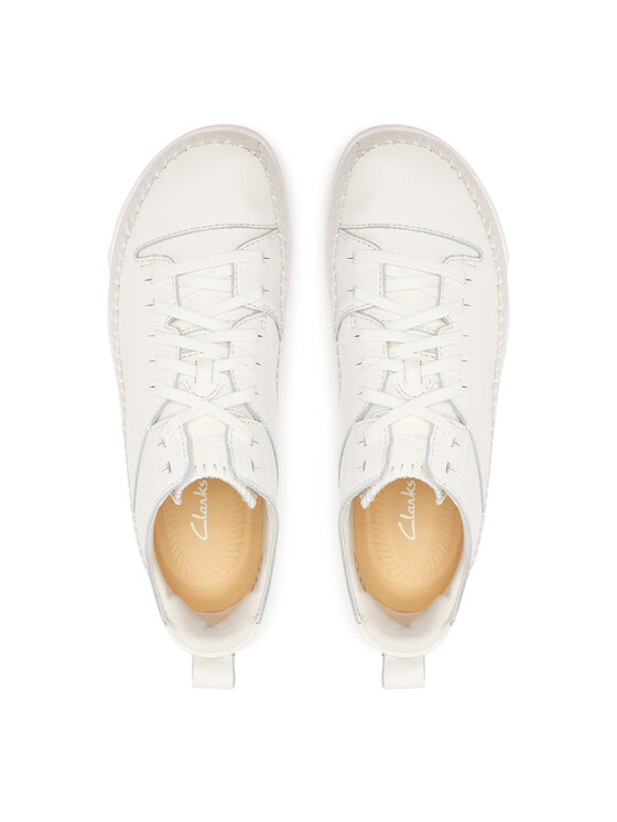 Clarks Sneakersy Clarks Trigenic 2 Flex 26188582 Biały