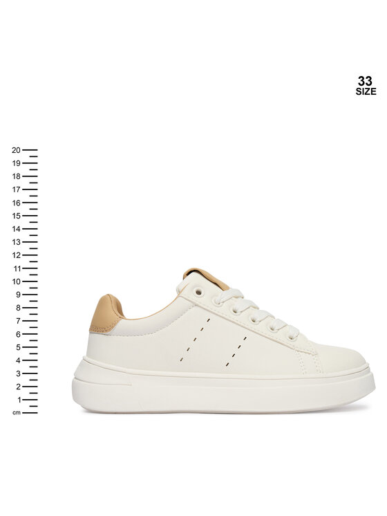 Calvin Klein Sneakersy Calvin Klein Low Cut Lace-Up V3X9-83301-1355A M Biały