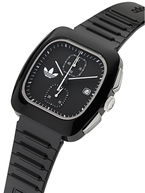 adidas Годинник adidas Retro Wave Two Chrono AOSY24533 Чорний