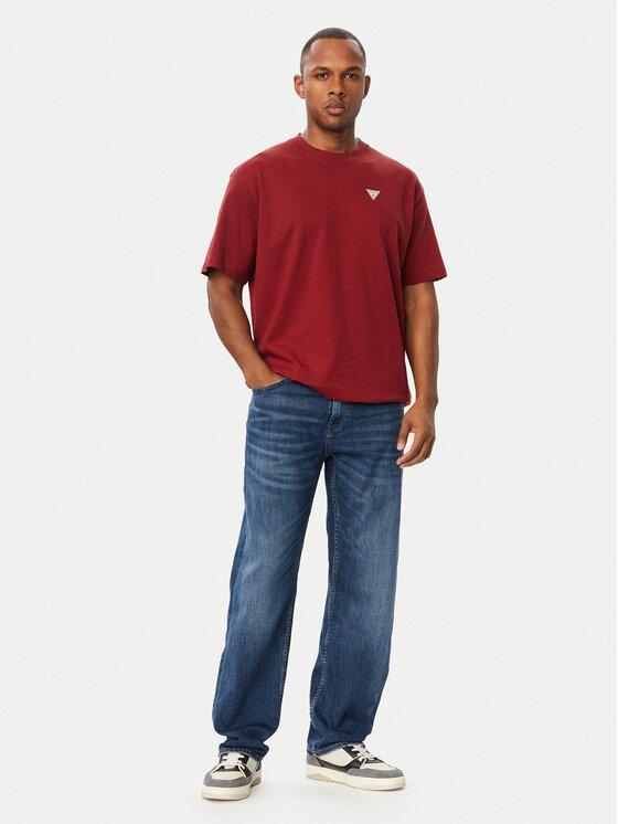 Guess Jeans Guess Jeans Póló M4YI46K 8FQ4 Piros Oversize