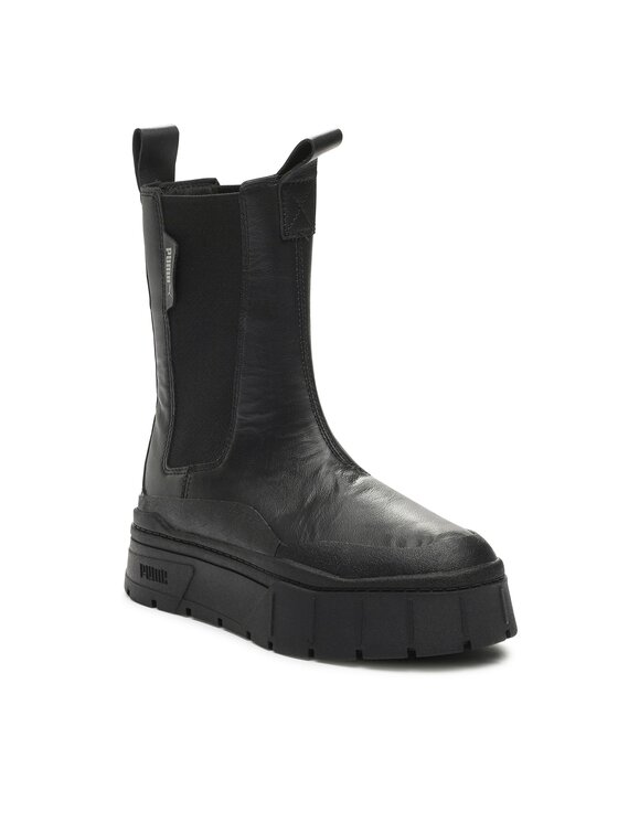 Puma Škornji Puma Mayze Stack Chelsea Wns 386272 06 Črna