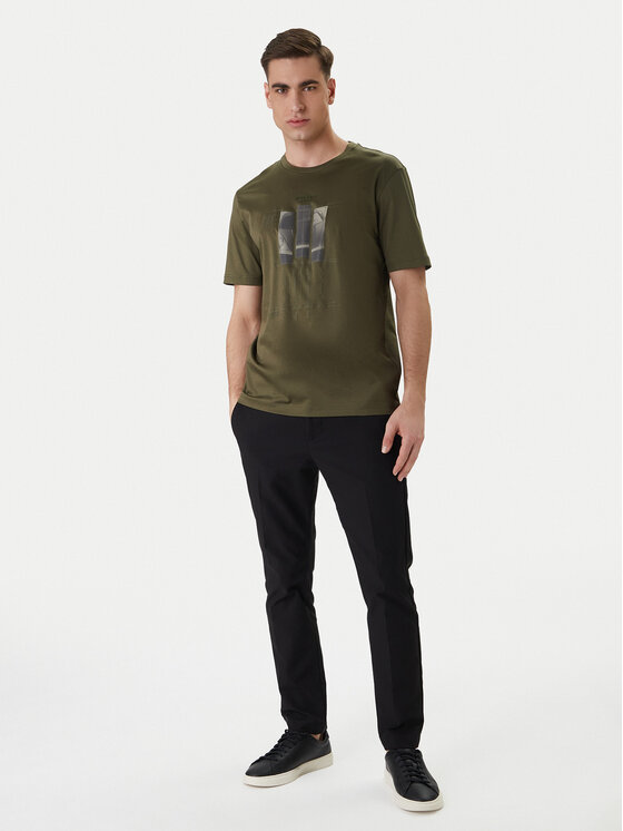BOSS BOSS Camiseta PS Spirit70 Grx 50559811 Verde Regular Fit