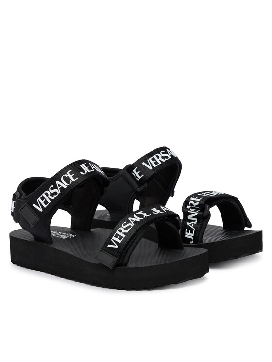 Versace Jeans Couture Босоніжки Versace Jeans Couture 80VA3SX4 ZS630 Чорний