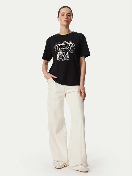 Guess Guess Camiseta V6YI13 K4301 Negro Regular Fit