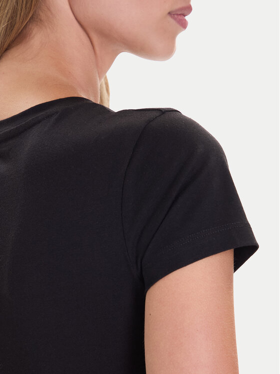 Guess Guess Camiseta W5BI28 J1314 Negro Slim Fit