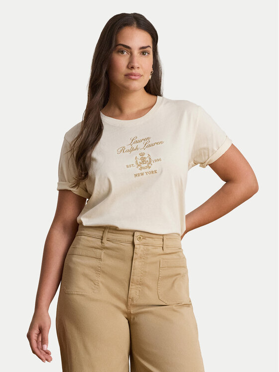 LAUREN RALPH LAUREN LAUREN RALPH LAUREN Camiseta 200P13943002 Crema Regular Fit