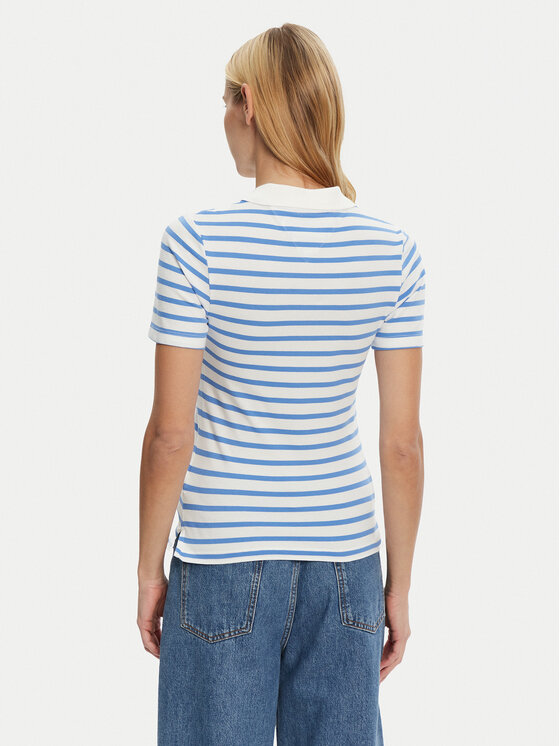 Tommy Hilfiger Tommy Hilfiger Polo 1985 WW0WW43225 Celeste Slim Fit
