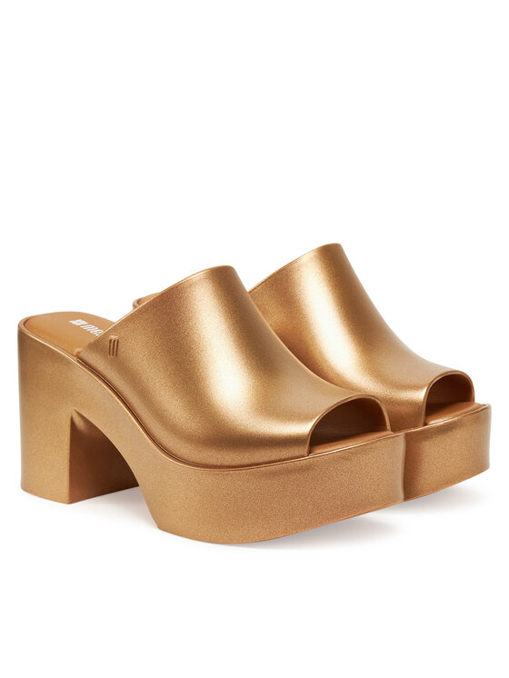 Melissa Şlapi Melissa Melissa Mule Hype Metallic Ad 36497 Auriu