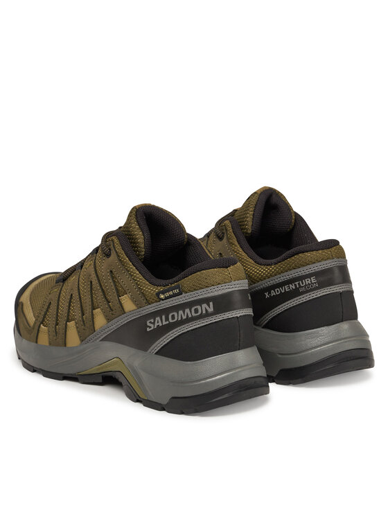 Salomon Trekingová obuv Salomon X-Adventure Recon Gore Tex L47813200 Zelená