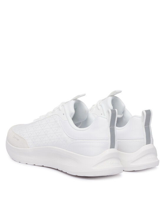 Calvin Klein Superge Calvin Klein Light Eva Runn Laceup Aop HM0HM02343 Bela