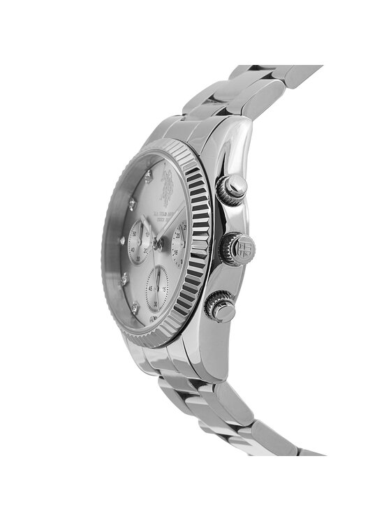 U.S. Polo Assn. Pulkstenis U.S. Polo Assn. Amelie USP8319ST Sudraba