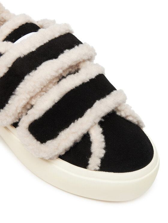 Inuikii Снікерcи Inuikii Shearling Low Velcro 1001.001.0231 Чорний