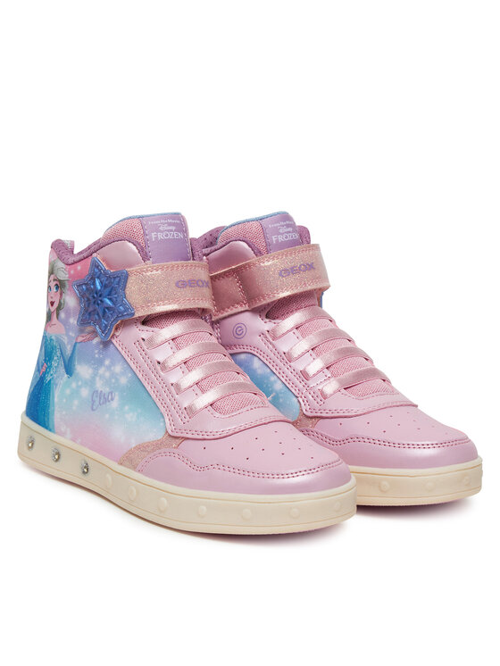 Geox Sneakersy Geox J Skylin J568WF 0ANAJ C8004 D Różowy