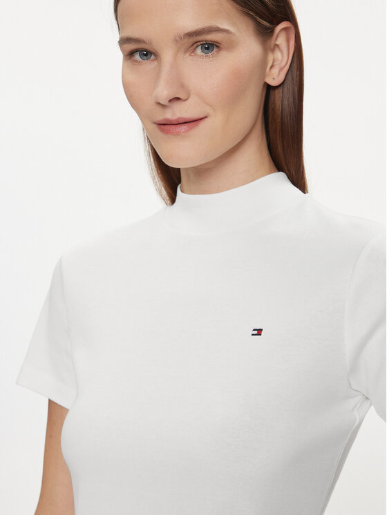 Tommy Hilfiger Tommy Hilfiger T-Shirt New Cody WW0WW40586 Λευκό Slim Fit