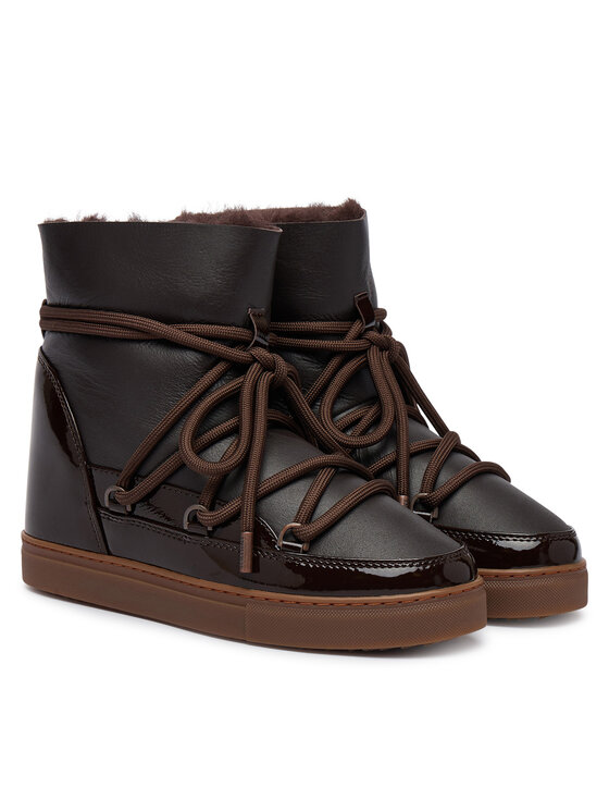 Inuikii Stivali da neve Inuikii Gloss Wedge 1001.004.0052.150 Marrone