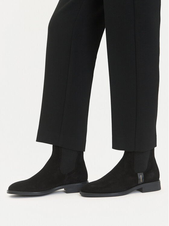 Gant Kotníková obuv s elastickým prvkem Gant 31553127 Černá