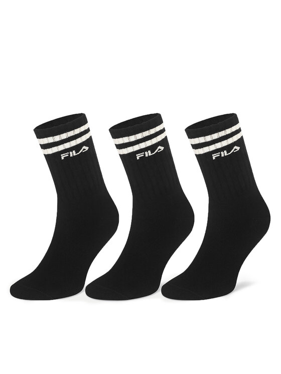 Fila Garās zeķes Fila F5603-AW24 (3-pack) Melns